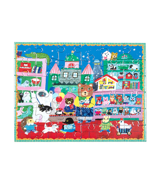 Eeboo Yumi's Mini Yapboz // Toy Time (36 Par&ccedil;a)