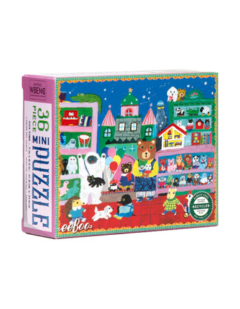 Eeboo Yumi's Mini Yapboz // Toy Time (36 Par&ccedil;a)