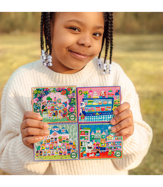 Eeboo Yumi's Mini Yapboz // School Pictures (36 Par&ccedil;a)