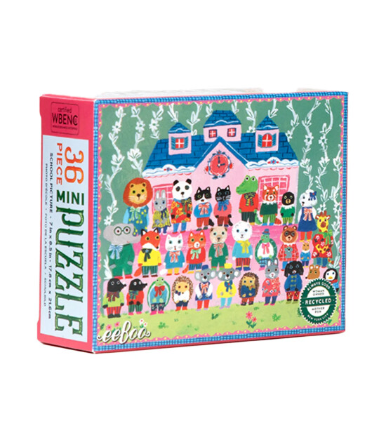 Eeboo Yumi's Mini Yapboz // School Pictures (36 Par&ccedil;a)