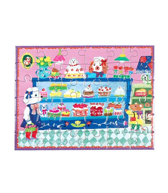 Eeboo Yumi's Mini Yapboz // Dog Bakery (36 Par&ccedil;a)