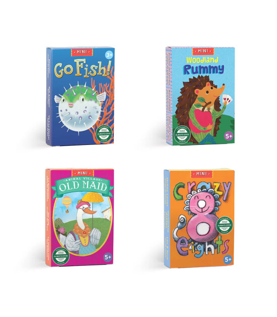 Eeboo Mini Kart Oyunu // Woodland Rummy