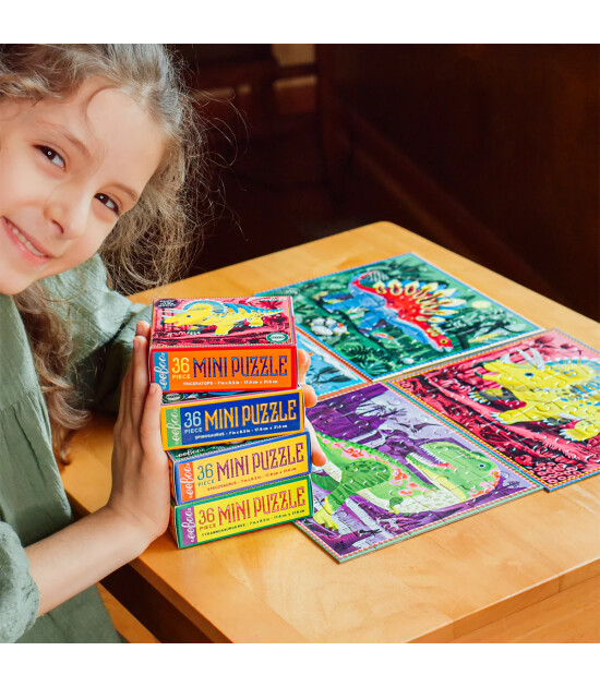 Eeboo Mini Yapboz // Trex (36 Par&ccedil;a)