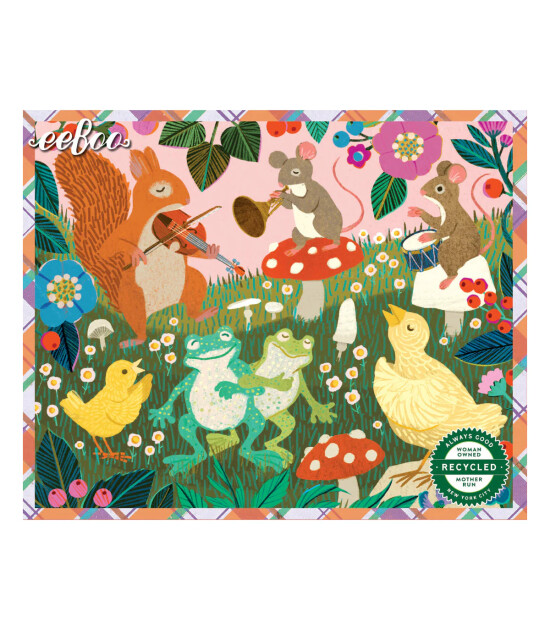 Eeboo Victoria Mini Yapboz // Happy Dance (36 Par&ccedil;a)