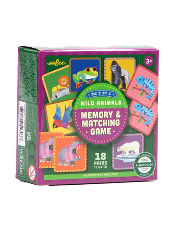 Eeboo Mini Hafıza Oyunu // Wild Animals