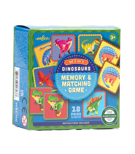 Eeboo Mini Hafıza Oyunu // Dinosaurs