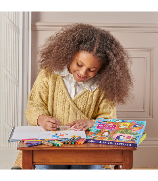 Eeboo Yağlı Pastel Boya (36 Adet) // Mushroom House