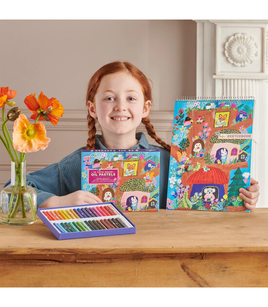 Eeboo Yağlı Pastel Boya (36 Adet) // Mushroom House