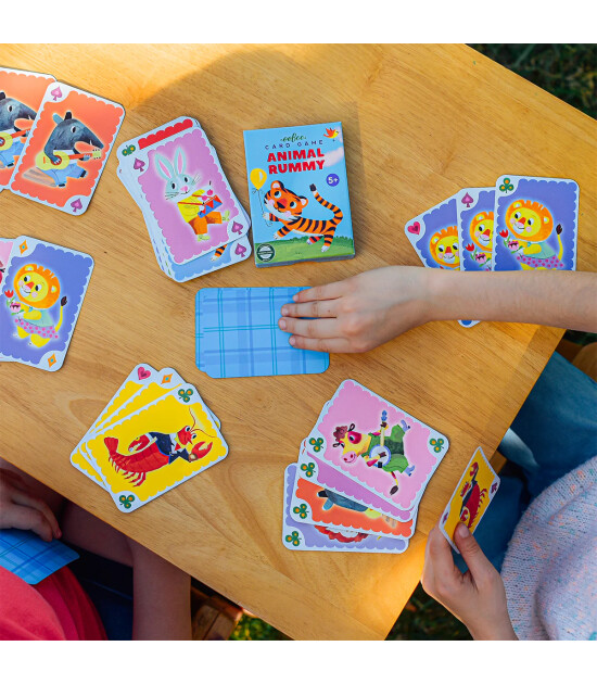 Eeboo Oyun Kartları // Animal Rummy