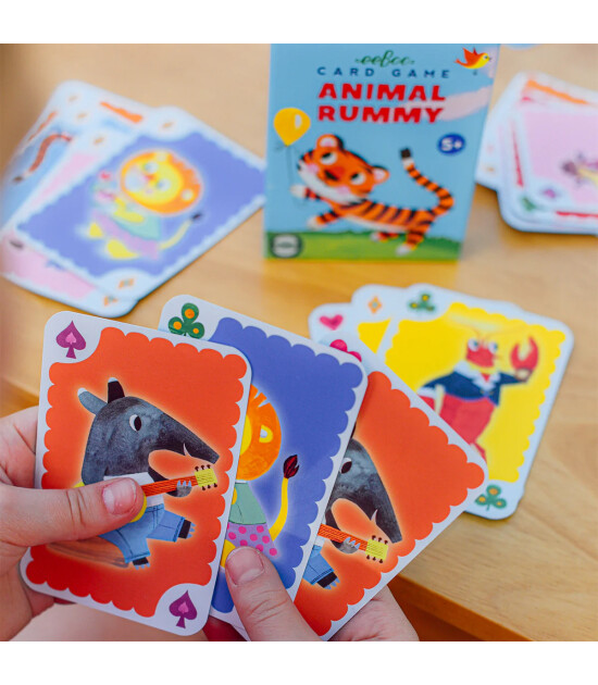 Eeboo Oyun Kartları // Animal Rummy