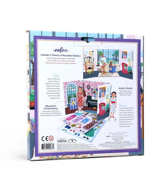 Eeboo Paper Doll Set // Musician & Artist