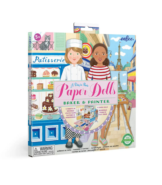 Eeboo Paper Doll Sets // A Day in Paris