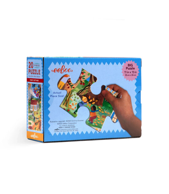 Eeboo Yapboz // Fairy Cottage (20 Par&ccedil;a)