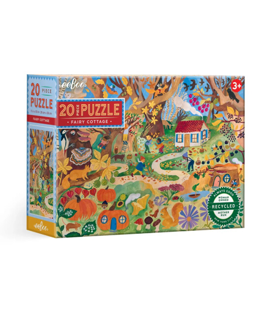 Eeboo Yapboz // Fairy Cottage (20 Par&ccedil;a)