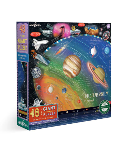 Eeboo Büyük Yapboz // Solar System & Beyond (48 Parça)