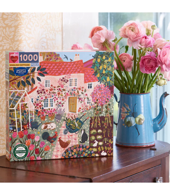 Eeboo Yapboz // English Cottage (1000 Par&ccedil;a)