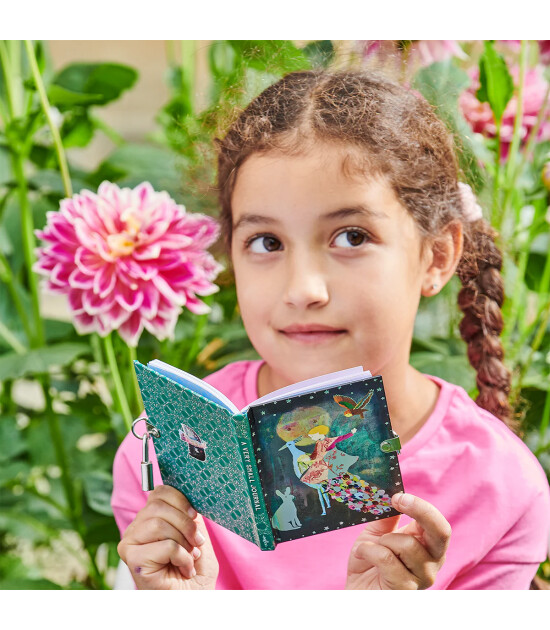 Eeboo Victoria Mini Kilitli G&uuml;nl&uuml;k // Peacock