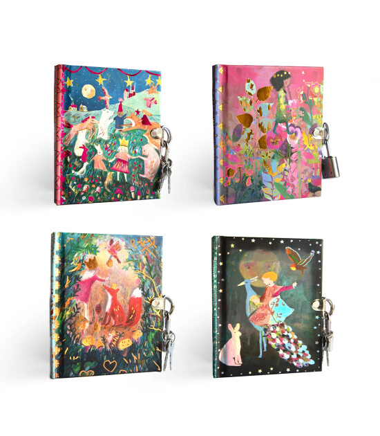 Eeboo Victoria Mini Kilitli G&uuml;nl&uuml;k // Fairytale