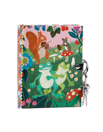 Eeboo Victoria Mini Kilitli G&uuml;nl&uuml;k // Woodland