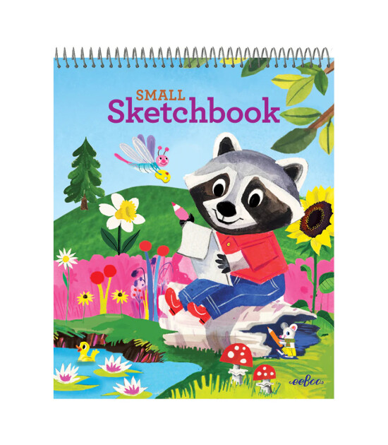 Eeboo Woodland Friends Small Sketchbook // Racoon