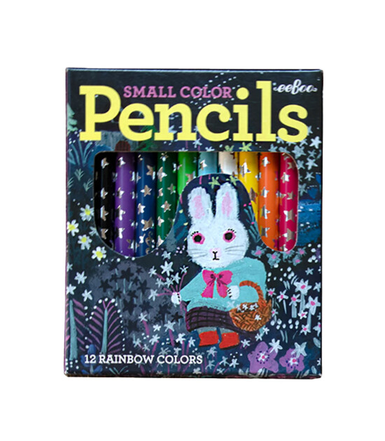 Eeboo Yumi Mini Kuru Boya Kalemi (12 Adet) // Bunny