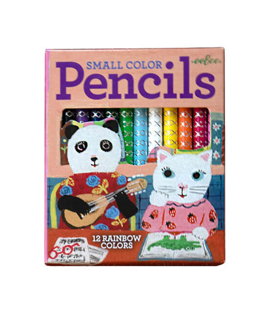 Eeboo Yumi Mini Kuru Boya Kalemi (12 Adet) // Panda