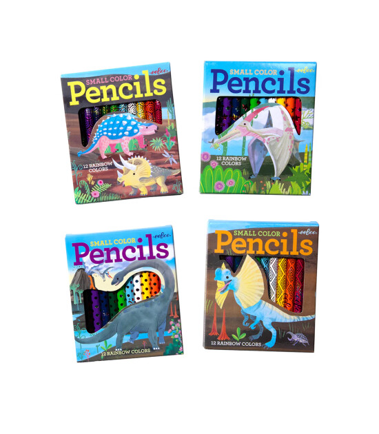 Eeboo Mini Kuru Boya Kalemi (12 Adet) // Pteranodon