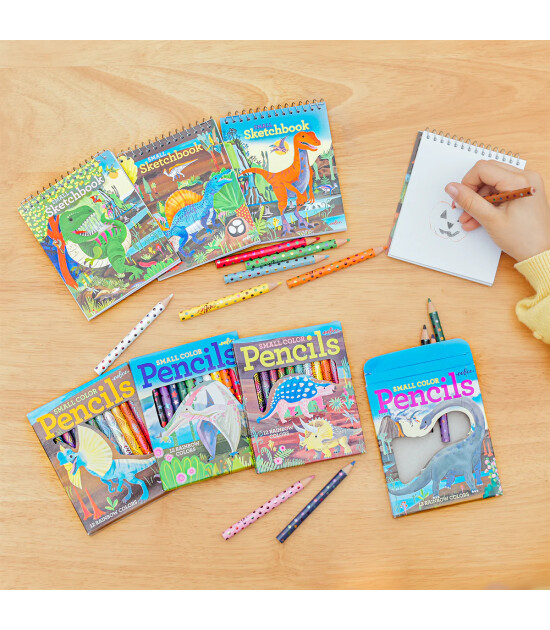 Eeboo Mini Kuru Boya Kalemi (12 Adet) // Diplodocus