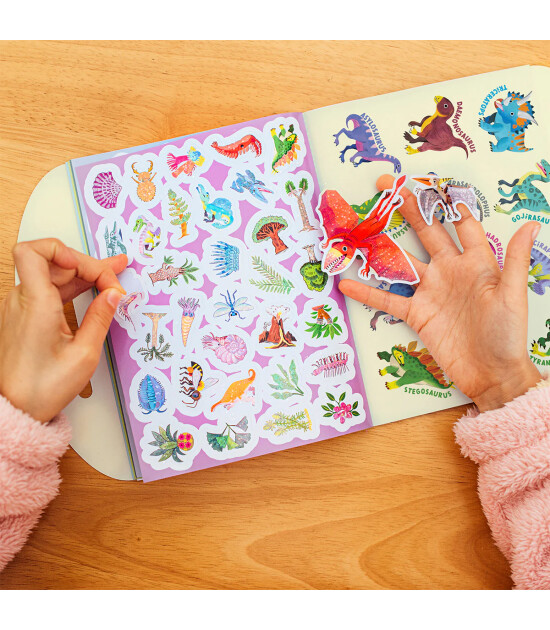 Eeboo Shiny Sticker Kitabı // Dinosaurs