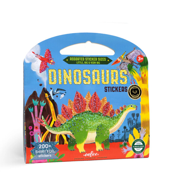 Eeboo Shiny Sticker Kitabı // Dinosaurs