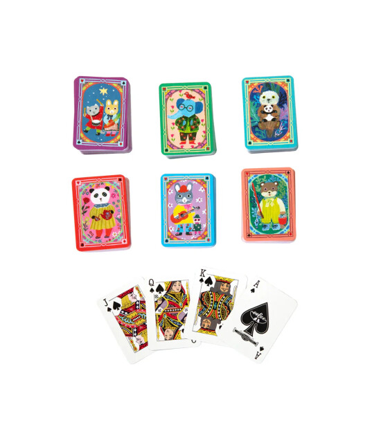 Eeboo Yumi Mini Oyun Kartları // Cat
