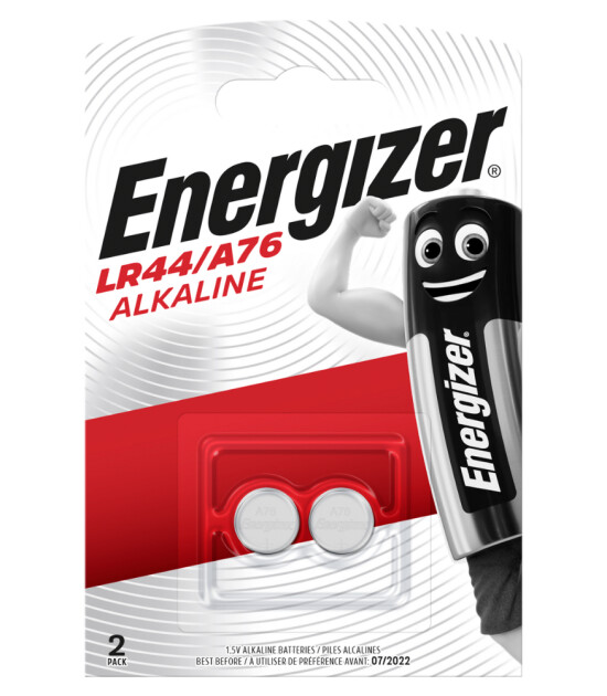 Energizer A76/LR44 Alkali Düğme Pil (2 Adet)