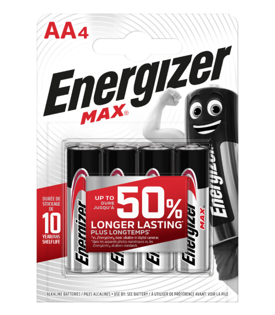 Energizer Max AA Alkali Kalem Pil (4 Adet)