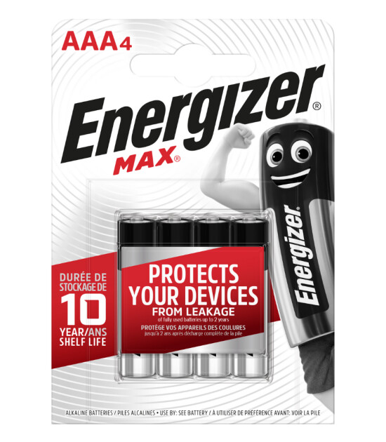 Energizer Max AAA Alkali Kalem Pil (4 Adet)