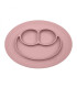 ezpz Mini Mat - Silikon Bölmeli Tabak // Blush