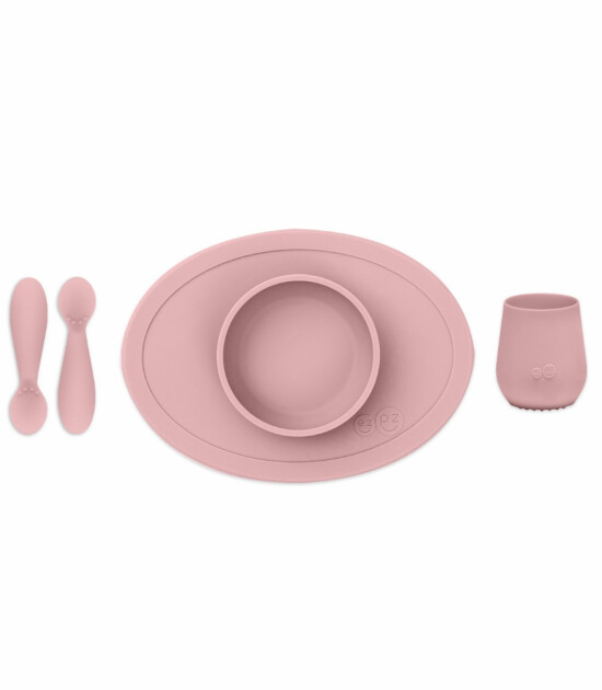 ezpz First Foods Silikon Beslenme Set // Blush