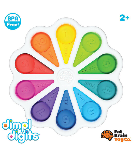 Fat Brain Toys Dimpl Rakamlı Duyu Düğmeleri