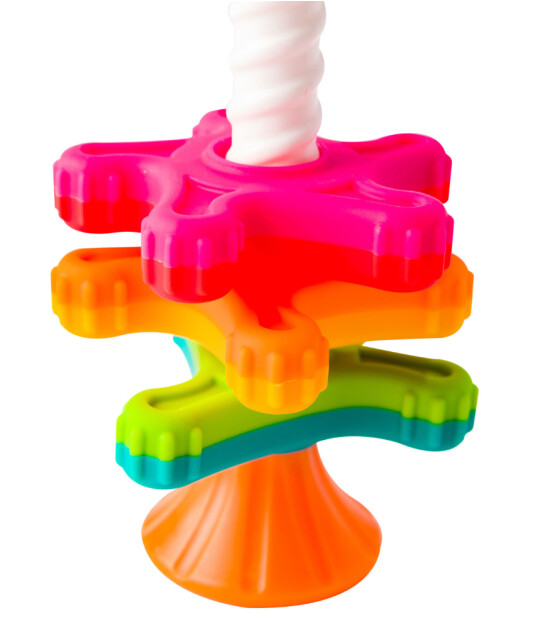 Fat Brain Toys Mini Renkli D&ouml;nen &Ccedil;arklar