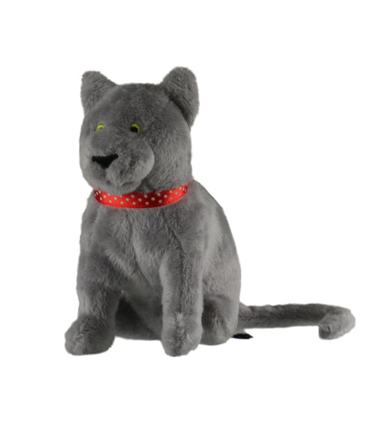 Fatoş Peluş Evcil Hayvanlar // Gri Kedi (11 Cm)