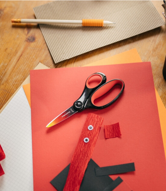 Fiskars Big Kids Makas (15 cm) // Degrade Kırmızı