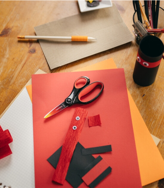Fiskars Big Kids Makas (15 cm) // Degrade Kırmızı