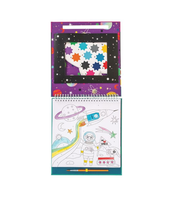 Floss & Rock Sayılarla Sulu Boyama Kitabı // Space