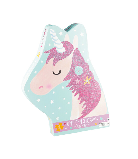 Floss & Rock Shaped Puzzle // Fairy Unicorn (40 Parça)