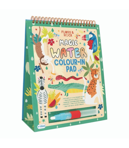 Floss & Rock Renk Değiştiren Water Magic Boyama Kitabı // Jungle
