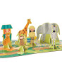 Floss & Rock Pop Out Floor Puzzle // Safari Park (60 Parça)