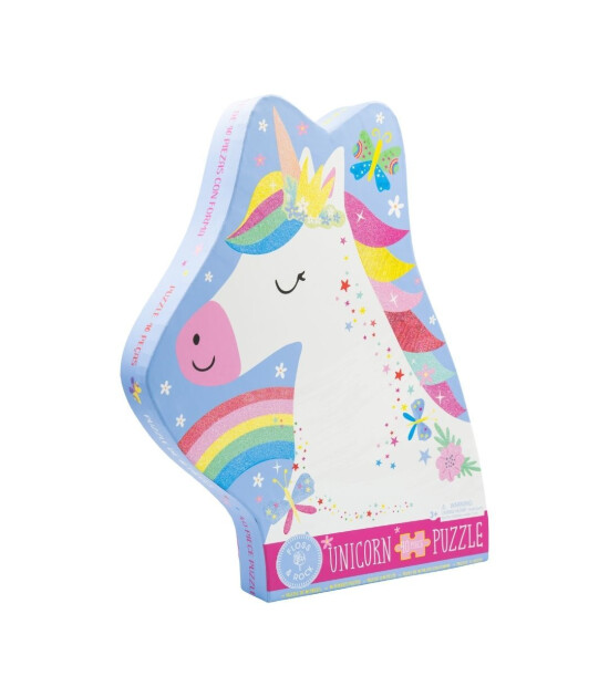 Floss & Rock Shaped Puzzle // Rainbow Unicorn (40 Parça)