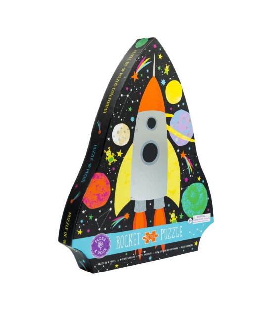 Floss & Rock Shaped Puzzle // Space (40 Parça)