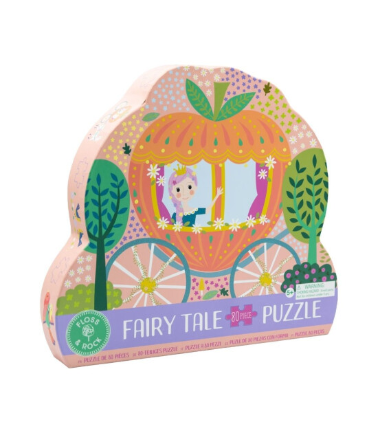 Floss & Rock Shaped Puzzle // Fairy Tale (80 Parça)