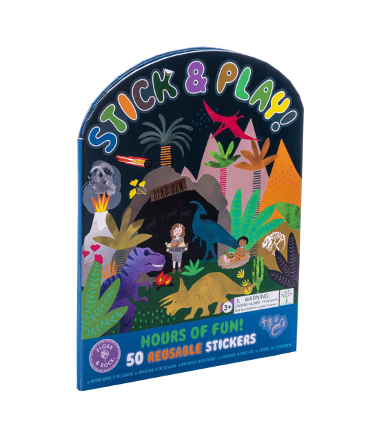 Floss & Rock Tak Çıkart Sticker Oyun Sahnesi // Dino