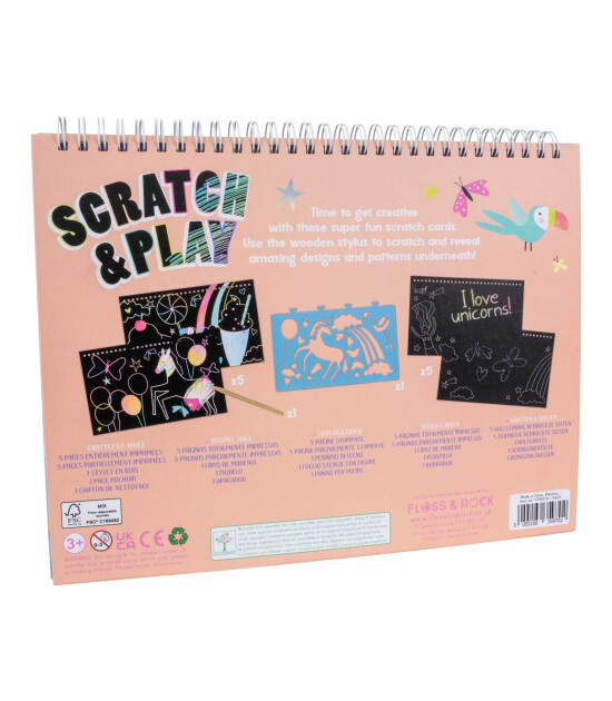 Floss & Rock Scratch and Play Aktivite Kitabı // Fantasy